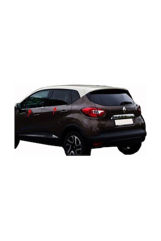 Renault Captur Krom Cam Çıtası 4 Parça 2013-2019 Arası Paslanmaz