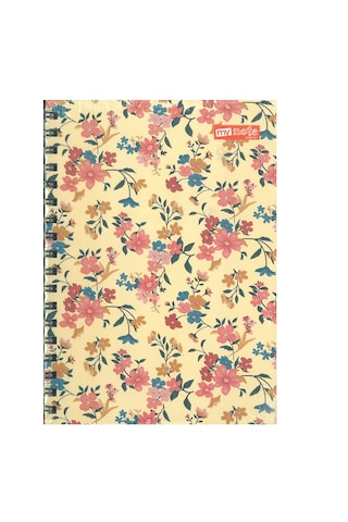 Mynote Planlayıcı 17x24 Sert Kapak Spiralli 100 Sayfa Krem Krem