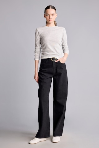Defacto %100 Pamuk Cepli Straight Fit Yüksek Bel Denim Pantolon H7800ax26aunm40 Siyah-nm40