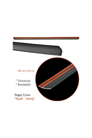 Carpi Bagaj Çıtası Geniş Üniversal Siyah 135 Cm X 5.5 Cm Br279010