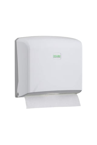 Vialli Z Katlı Kağıt Havlu Dispenseri 22 Cm 200 Ad Beyaz K2 Sku: Smg8690010181176 Açık