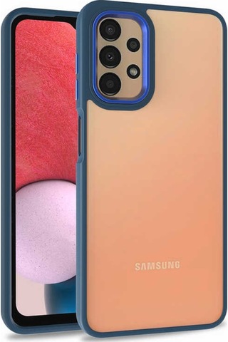 Galaxy A53 5G Kılıf Zore Flora Buton,Kenar Çevresi Renkli Kılıf