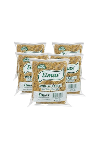 180 X 3 Mm Elmas Ambalaj Lastiği 5 Paket X 1000 Gram