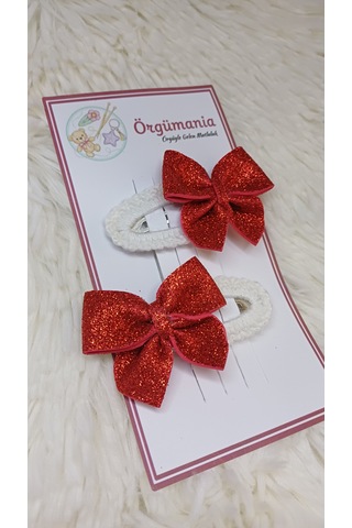 Yılbaşı Tokası- Kurdeleli Toka Kırmızı