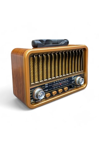Royaltrend RT-835 Nostaljik Radyo Solar Güneş Panelli Nostalji Radyo