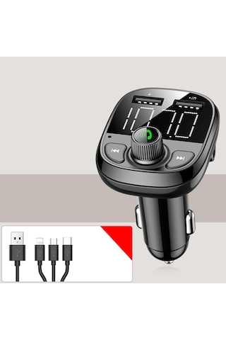 Suntek Araba Fm Verici 2 Usb Bağlantı Noktası Kablolu-standart