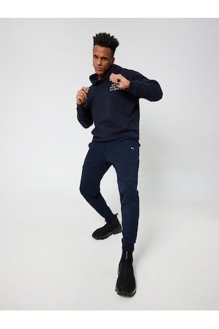 Oversize Fit Erkek Sweatshirt Lacivert