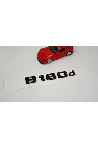 B 180d Bagaj Parlak Siyah ABS 3M 3D Yazı Logo