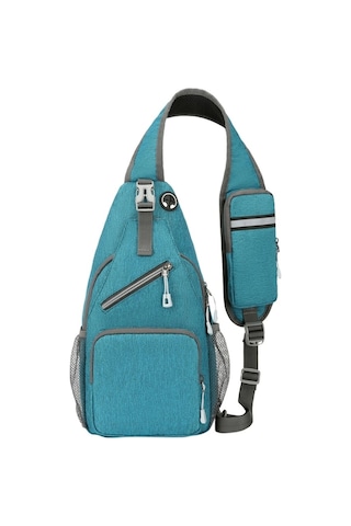 Fortunelane Yeşil Su Geçirmez Kumaş Çanta - 2023 Yeni Moda Erkek Kadın Çapraz Çanta, Seyahat Outdoor Çalışma Spor Kol Çantası Açı Açık Yeşil