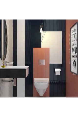 Seramiksan Petite A101001H Kanallı Asma Klozet + Yavaş Kapak