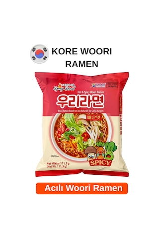 Acılı Woori Ramen 111.5 G 20'li Paket