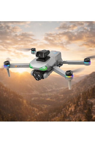 R08 Katlanabilir Drone - 4k Hd Çift Kamera, Hareket Algılama, Şarjlı Uzaktan Kumandalı