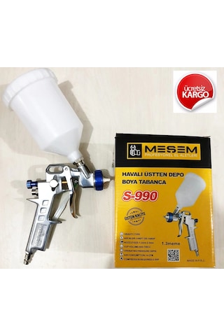 Meşem Havalı Üstten Depolu Boya Tabancası S-990 - Ürün