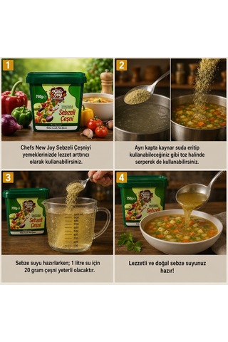 Sebzeli Çeşni 750 Gr Vegetable Seasoning