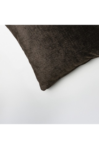 Sezyon Liza Desenli 50 50 Koyu Kahverengi Kırlent Kılıfı Koyu Kahverengi