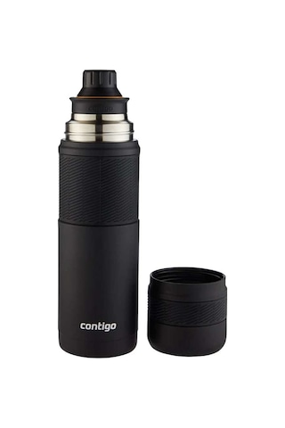 Contigo Thermal Bardaklı Çelik Termos 740ML Siyah
