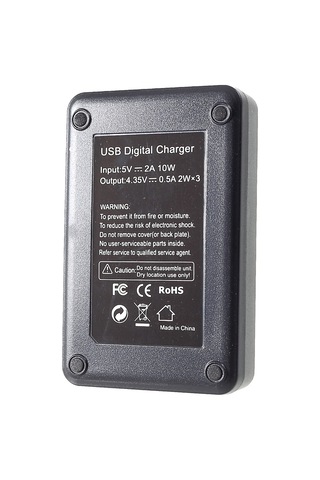 Cbtx Azkte At850 Lcd Ekran Gopro Hero Uyumlu 3 Yuvalı Pil Şarj Cihazı 5 6 7