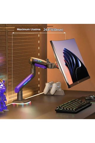 North Bayou Rgb Gaming Monitor Kolu Nb F5 Mavi