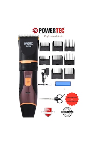 Powertec TR-3200 Profesyonel Şarjlı Saç Sakal Tıraş Makinesi