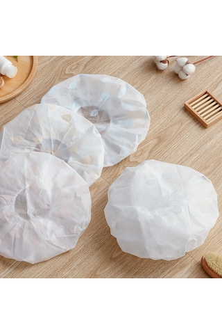 Xindoker Kadınlar İçin Su Geçirmez Duş Şapka, Peva Malzemeyle Yapılmış, Ev Kullanıma Uygun, Pembe Renk, Ticari Satış İçin Uygun Pembe