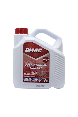 H-Mac Kırmızı Antifriz -40 Derece 3 Lt