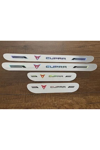 Cupra Aynalı Kapı Eşiği 4'lü Set