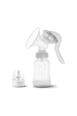 Bpa İçermez Manuel Anne Sütü Pompası Biberon Başlıklı Ergonomik