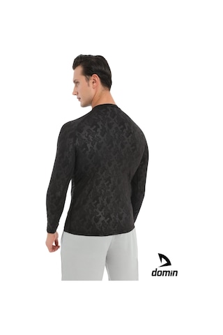 Hnc Sport Erkek Uzun Kol Compression Fitness Gym Body Tshirt Siyah Melanj