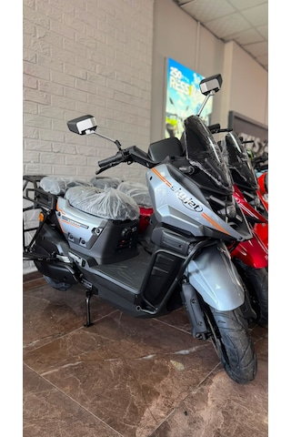 Skyjet Luckın Elektrikli Motosiklet Gri