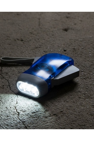 Kendiliğinden Şarjlı El Feneri Pilsiz Çalışan 3 Led Acil Durum Feneri