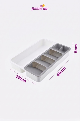 Smart Organizer Kaşıklık 2'li Beyaz-Gri