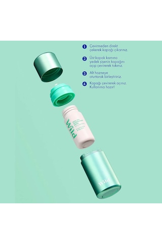 Wild Antiperspirant Roll On Aqua Case & Fresh Cotton & Sea Salt Refill Ter Önleyici Deodorant 50 Ml