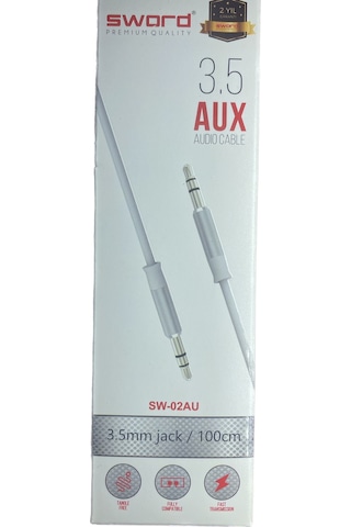 Sword 3.5mm Jack Girişli 1 Metre Aux Kablosu