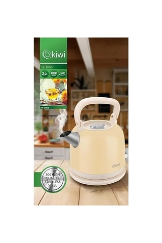 Kiwi Kk-3340 Paslanmaz Çelik Retro Su Isıtıcı Kettle