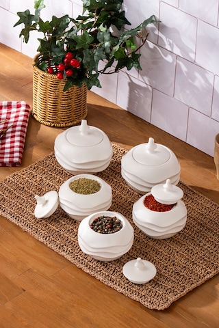 Emsan Roy 5'li Baharat Takımı Beyaz