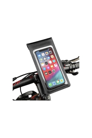 Ally F1-c Su Geçirmez Bisiklet Gidon Telefon Tutucu- 5775 Siyah