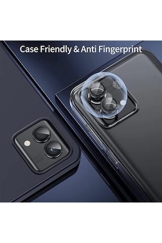 Xiaomi Redmi 13c Kamera Koruyucu Temperli Cam Parlak Lens Koruma Eko Cl-07