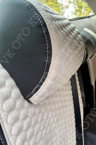 Vk Auto Volkswagen Passat B6 Araca Özel Koltuk Kılıfı Bej-siyah