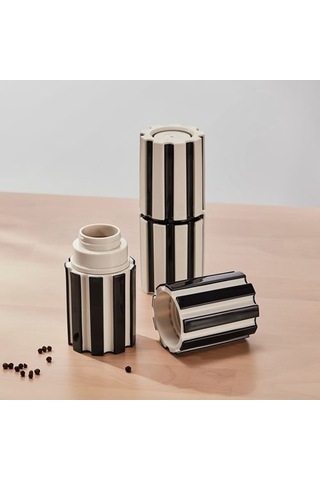 Ikea Spjutlılja Baharat Öğütücü, Siyah-açık Bej, 16 Cm, 2 Parça