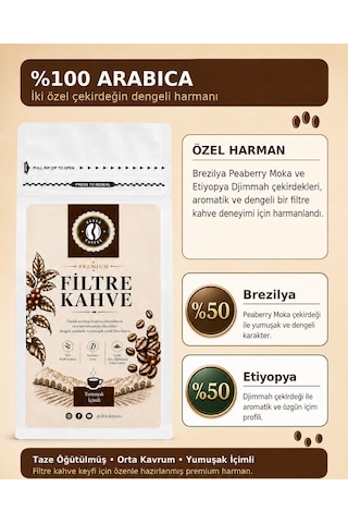 Premium Öğütülmüş Filtre Kahve 500 G