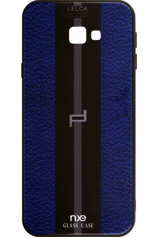 Nxe Design Samsung Galaxy J4 Plus Uyumlu Arka Koruma Arka Koruma Kılıf - Mavi Mavi