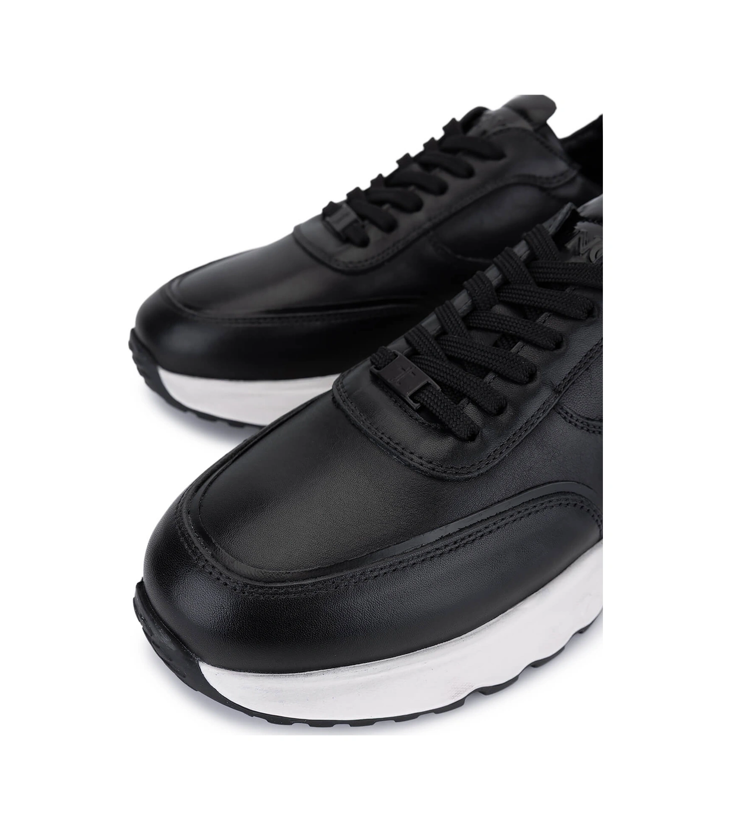 Tamer Tanca Erkek Hakiki Deri Siyah Sneakers & Spor Ayakkabı 298 3133-8226 Erk Ayk Sk25-26 Sıyah Siyah