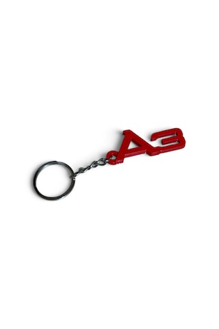 Audi A3 Anahtarlık Kırmızı 3d Plastik