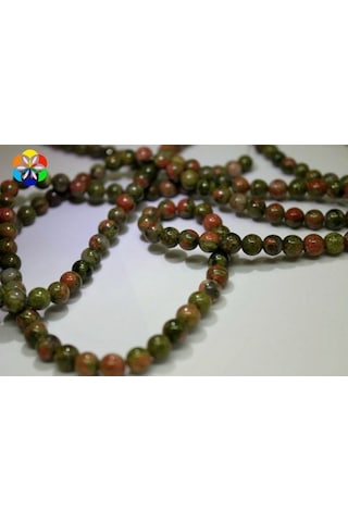 Unakit Taşı YARIM Dizi 8mm (18cm uzunluğundadır)