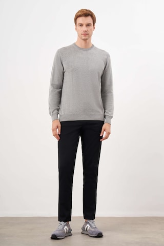 Morven Erkek Gri Basic Bisiklet Yaka Dynamic Fit Rahat Kesim Triko 26kc017006100 Gri Gri