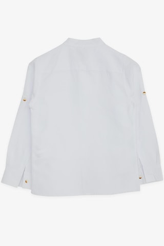 Breeze Erkek Çocuk Gömlek Armalı Düğmeli 8-12 Yaş, Beyaz