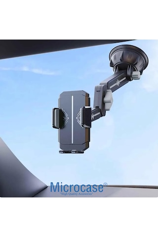 Microcase Tır Kamyon Otobüs Otomobil İçi Vantuzlu Ayarlanabilir 360 Dönerli Telefon Tutucu - Al5076 1