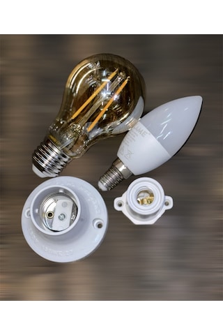 15cm Glop E27 Işıklı 220volt Dekoratif Çiçek İmalatı Pla Organik