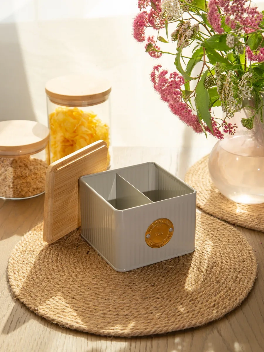 Agness Majesty 800 Ml Kapaklı Metal Çay Kavanozu 167236301