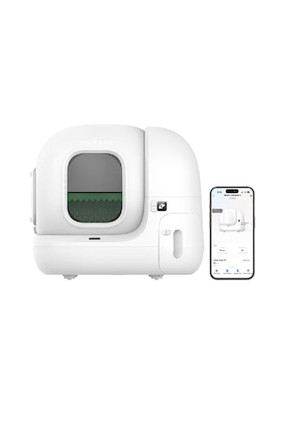 Petkit Pura Max 2 Akıllı Kedi Tuvaleti, Erken Teşhis Karışık Kedi Kumu 4'lü Paket